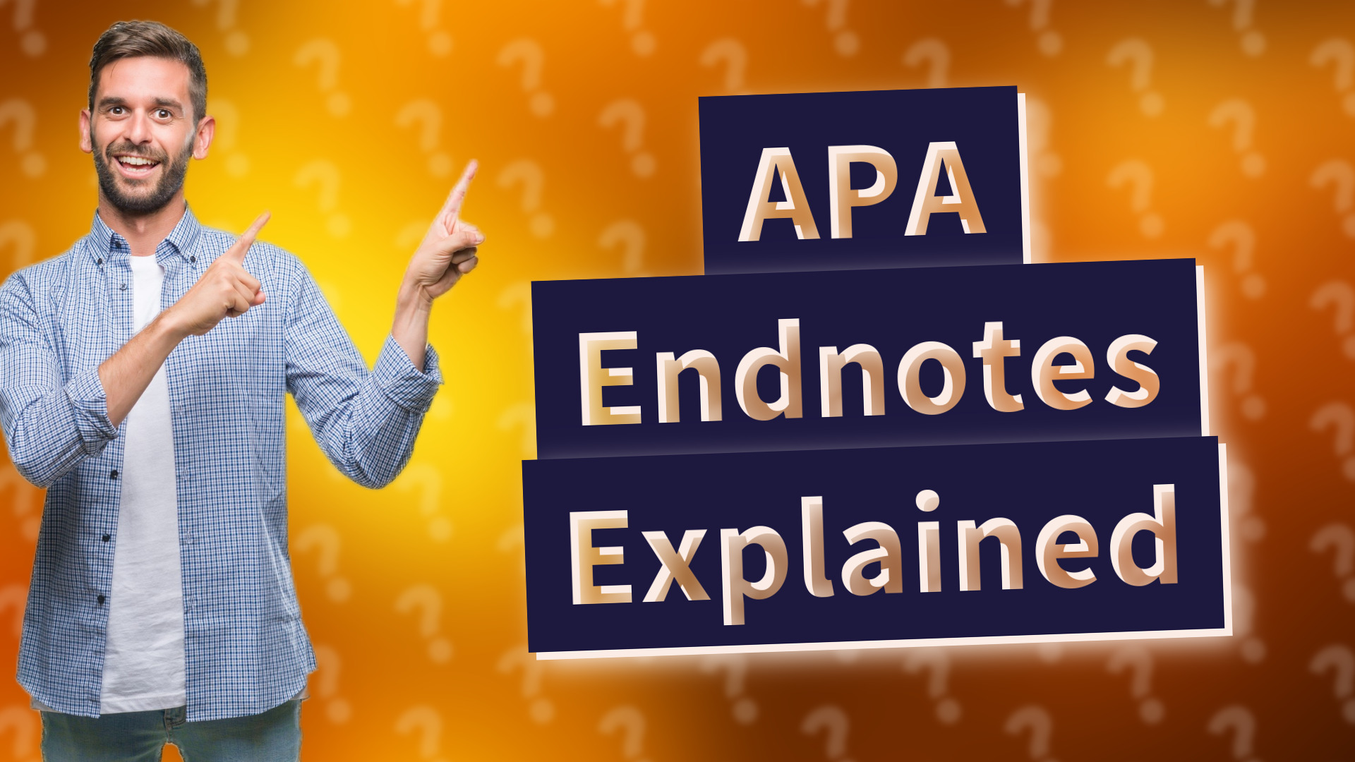 APA Endnotes Explained