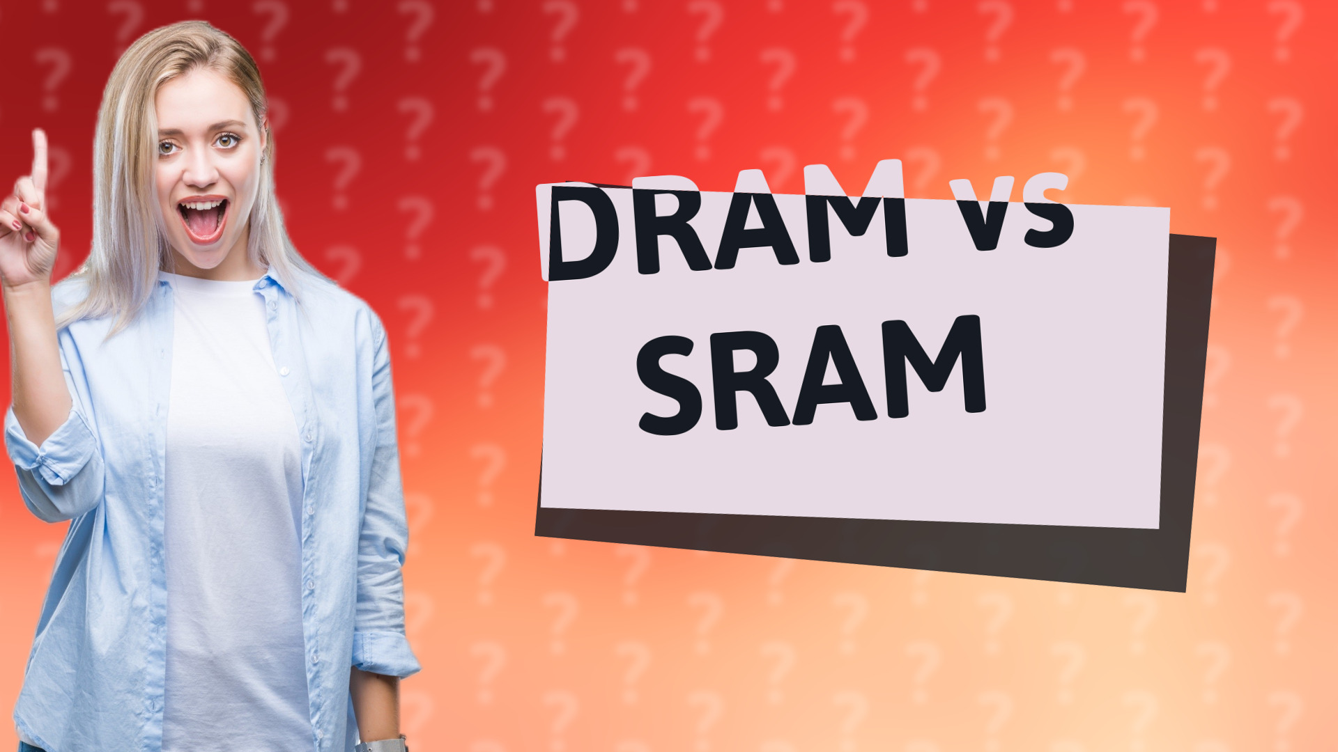 DRAM vs SRAM