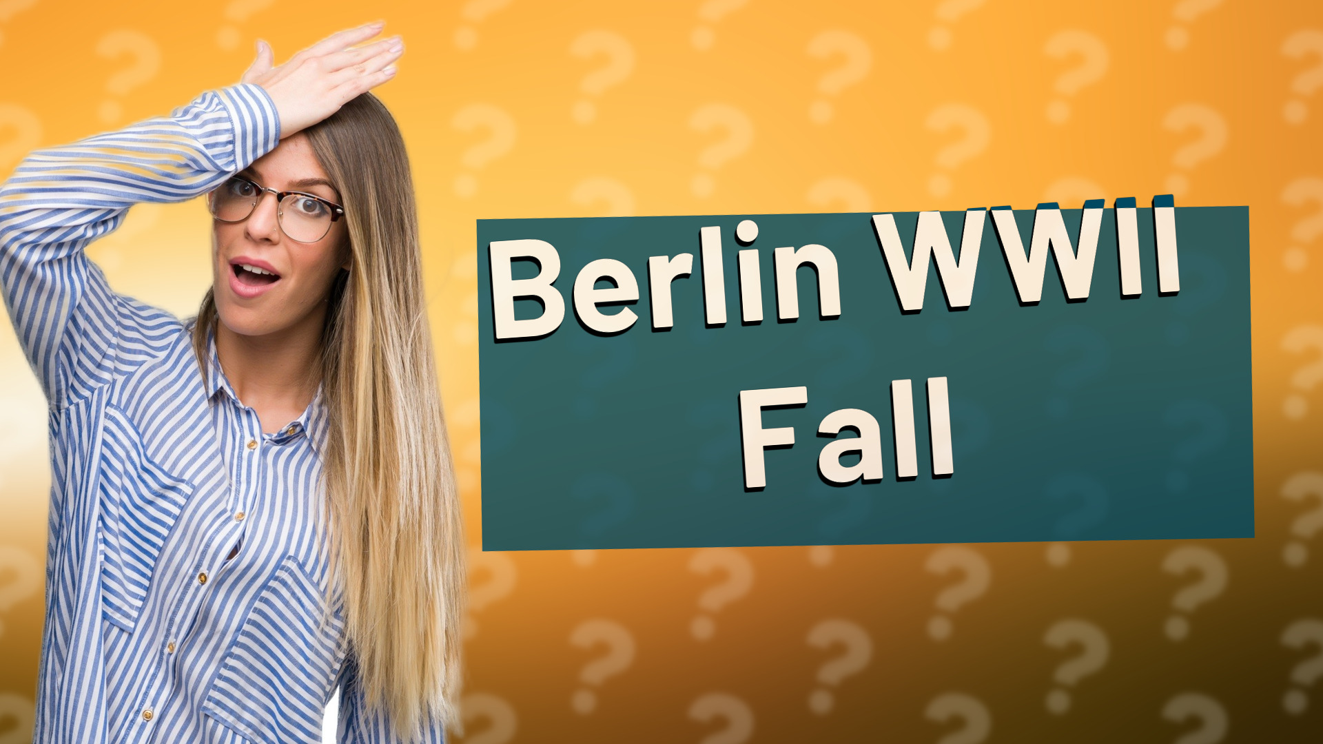 Berlin WWII Fall