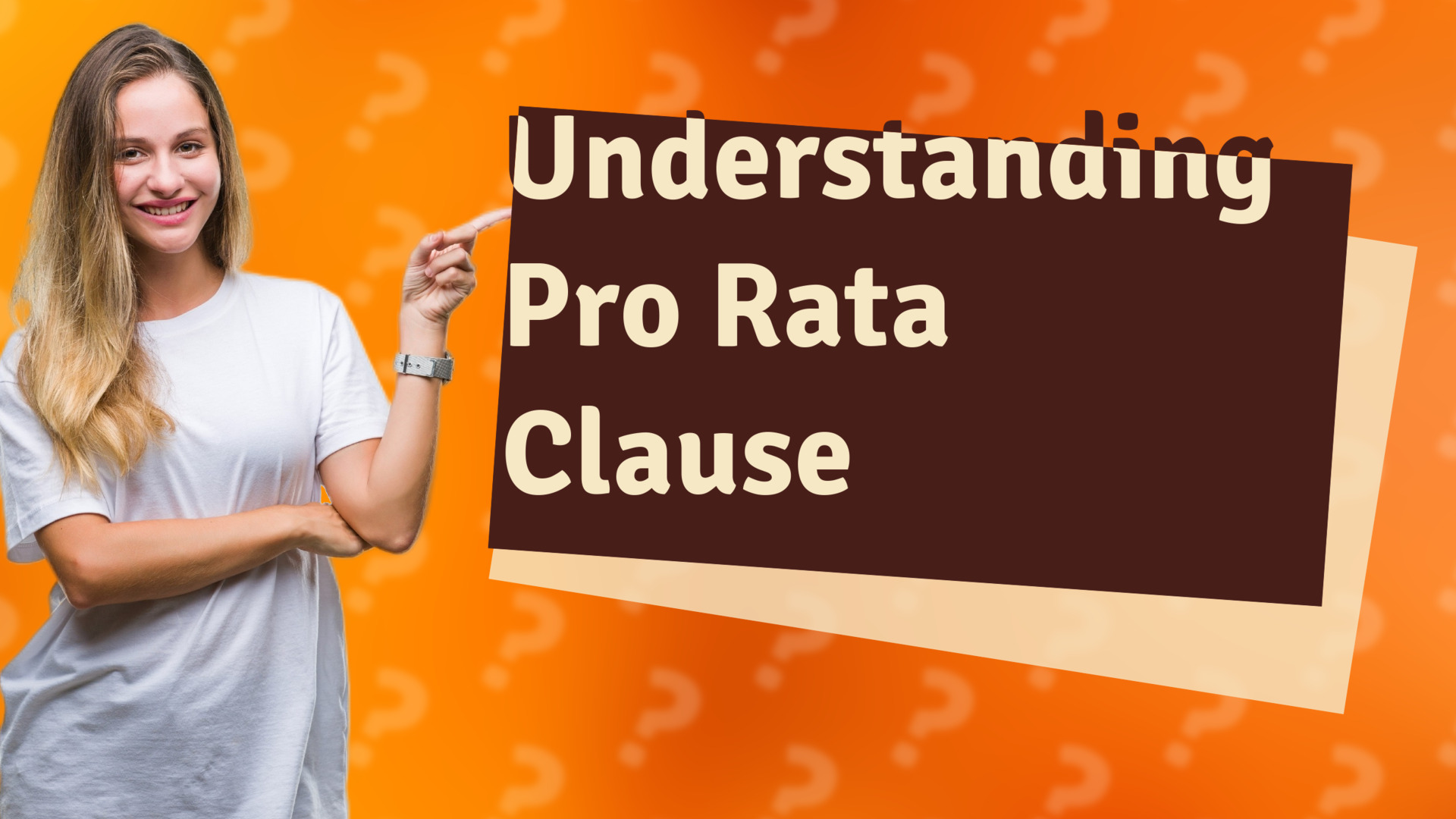 Understanding Pro Rata Clause