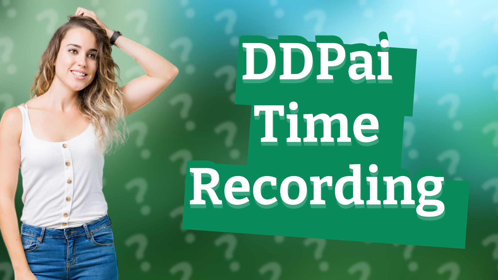 DDPai Time Recording