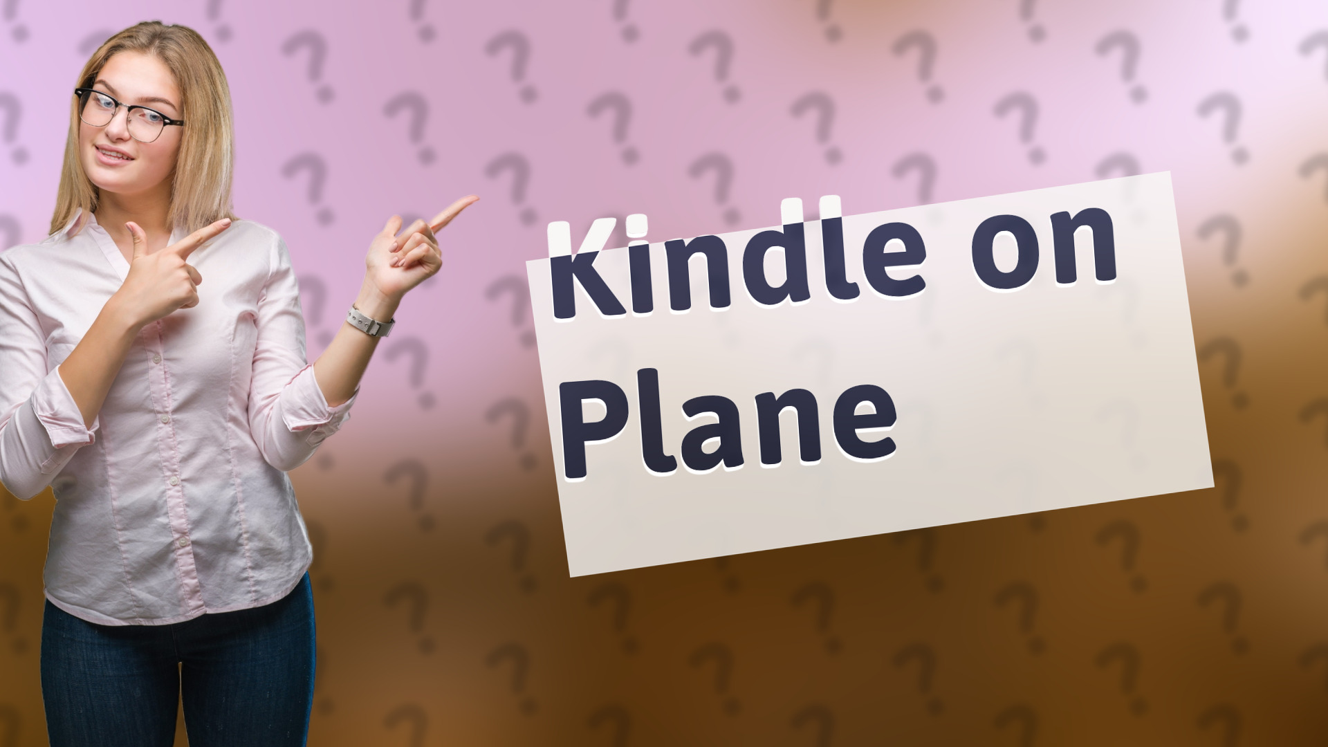 Kindle on Plane