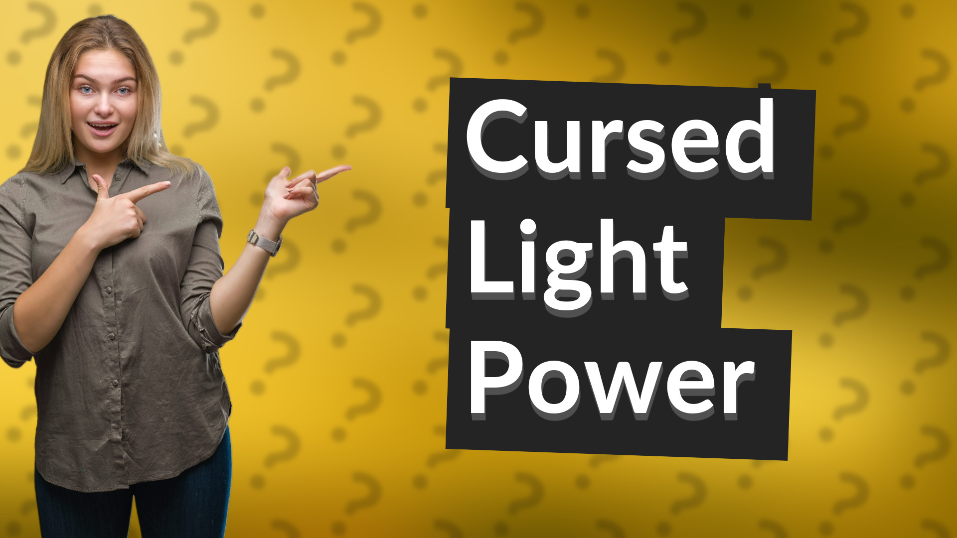 Cursed Light Power