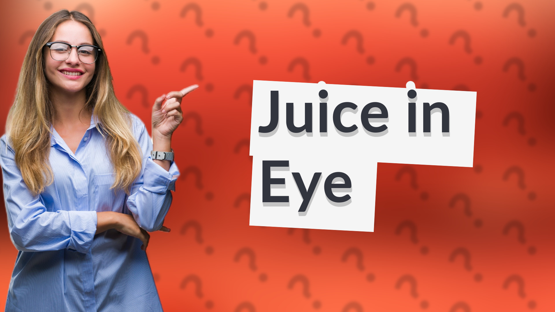 Juice in Eye
