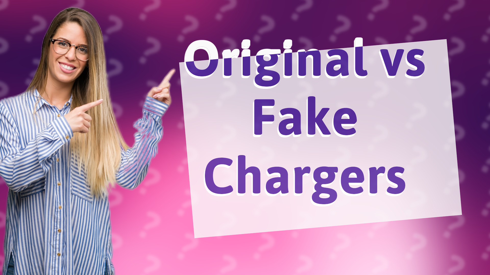 Original vs Fake Chargers