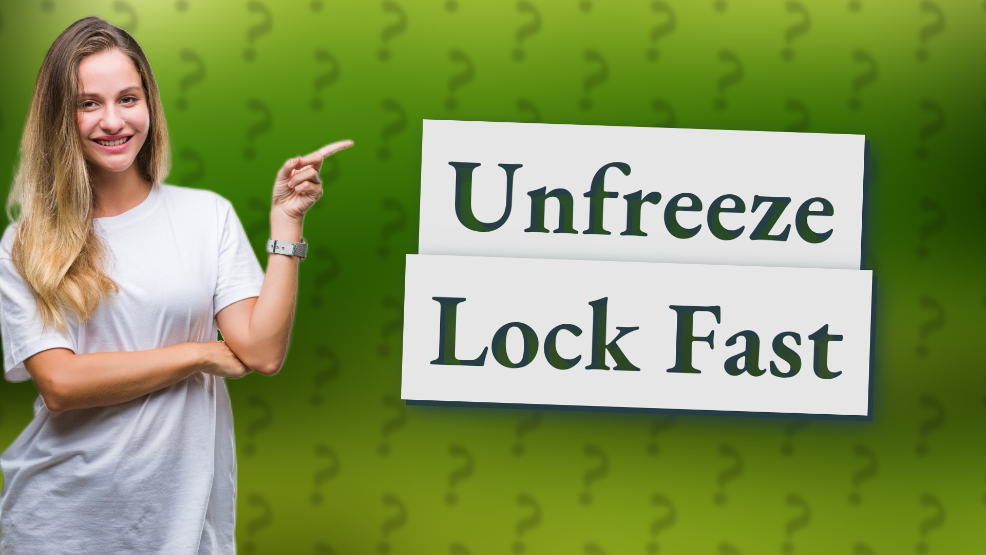 Unfreeze Lock Fast