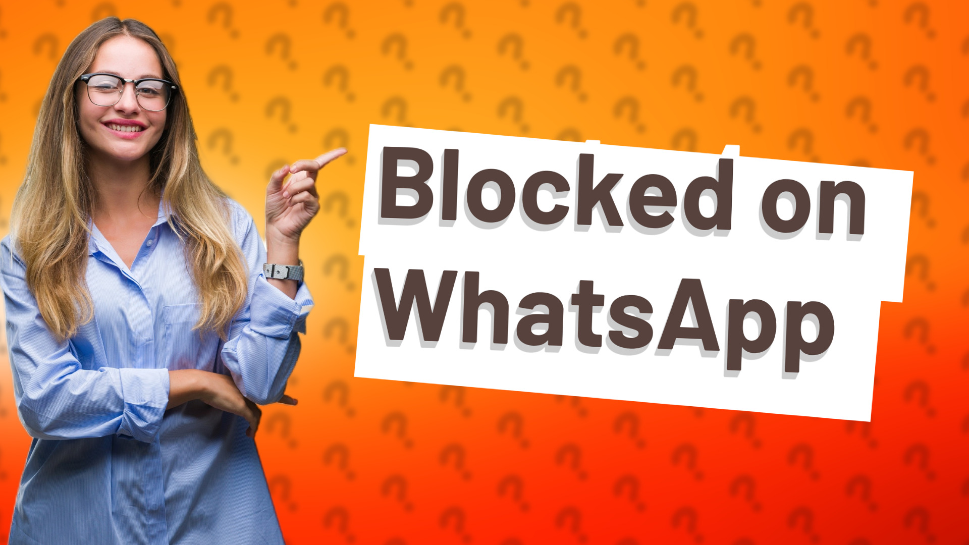 Blocked on WhatsApp
