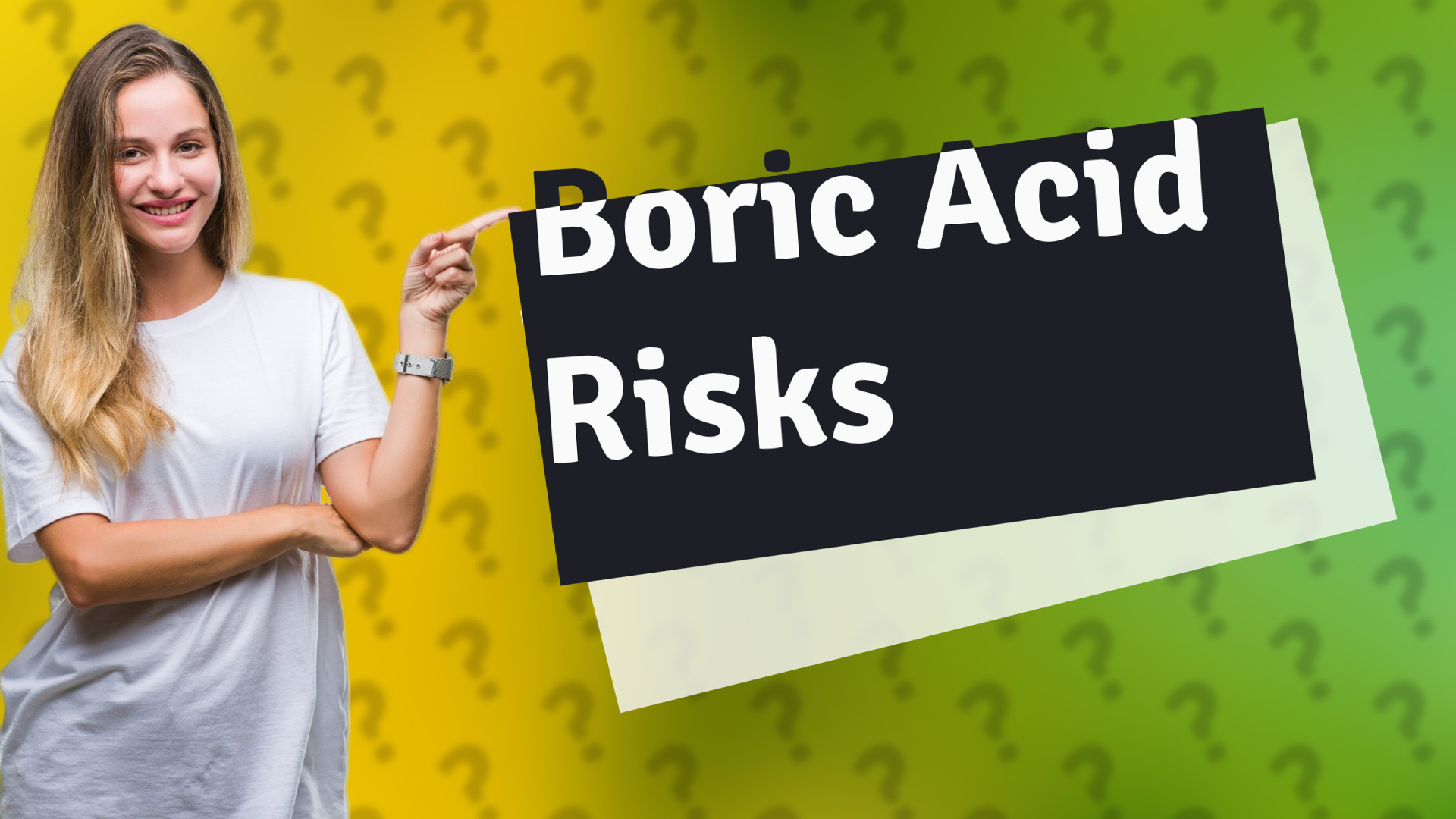 Boric Acid Risks