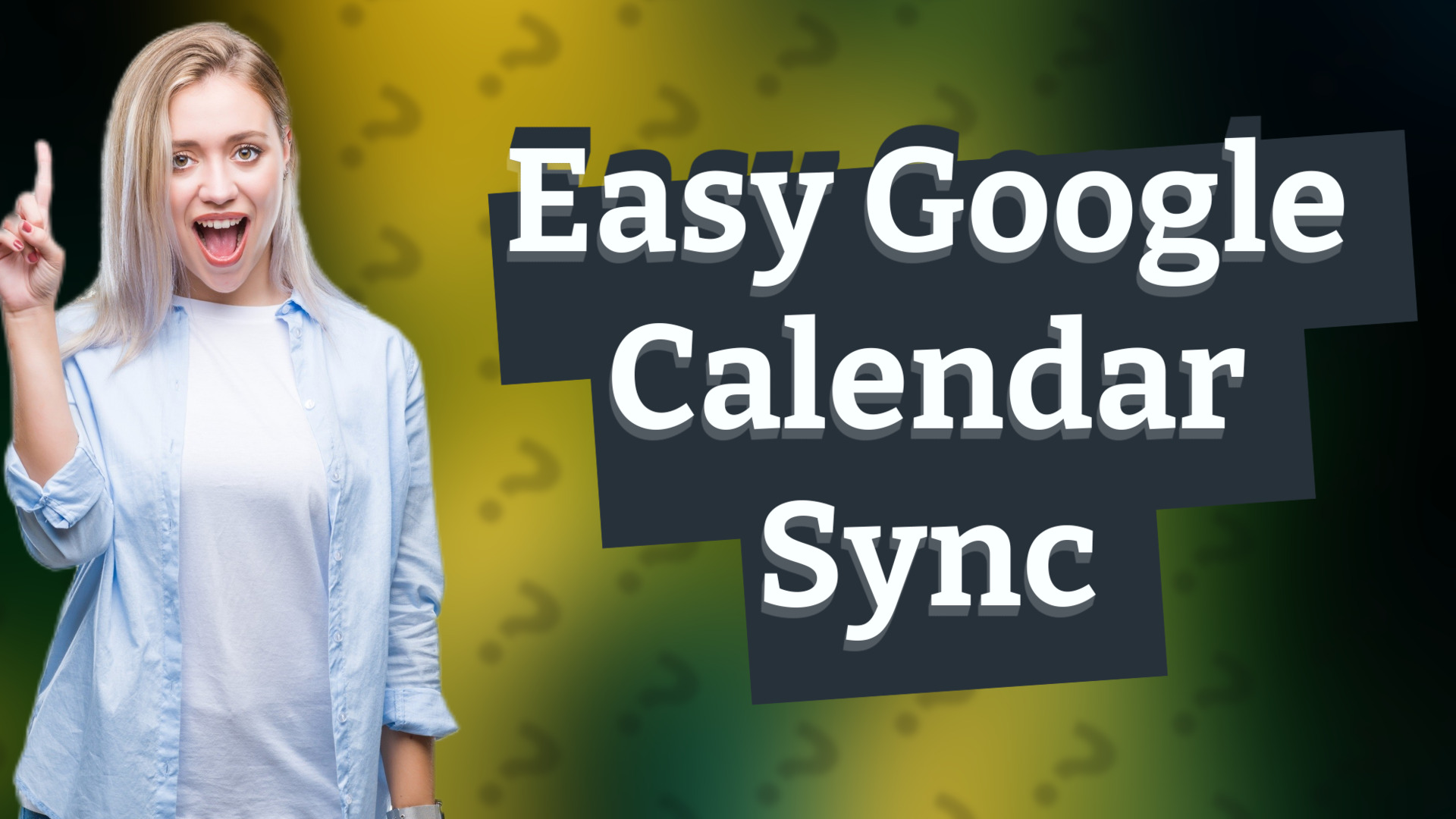 Easy Google Calendar Sync