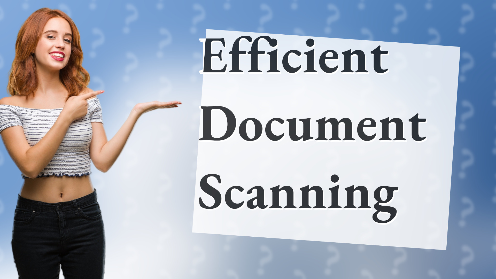 Efficient Document Scanning