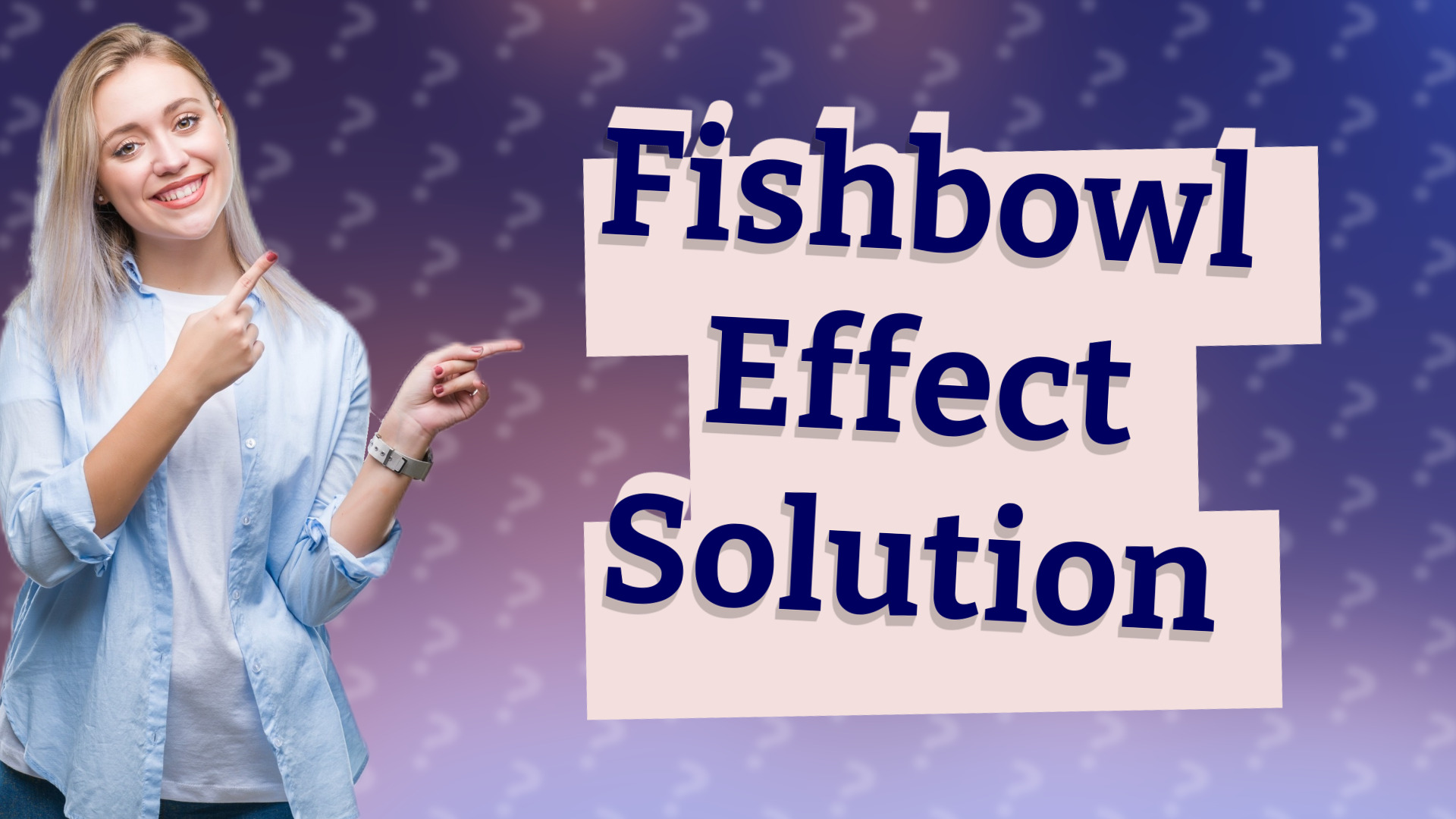 Fishbowl Effect Solution