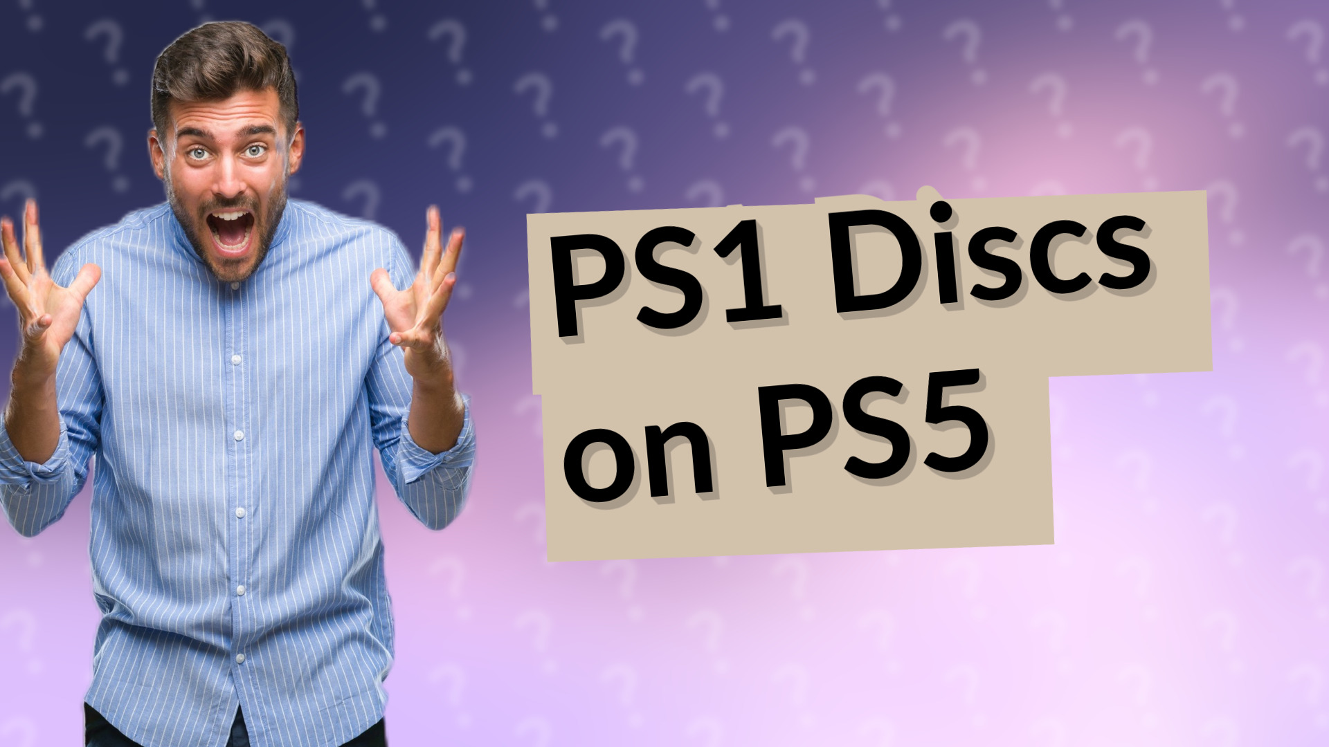PS1 Discs on PS5