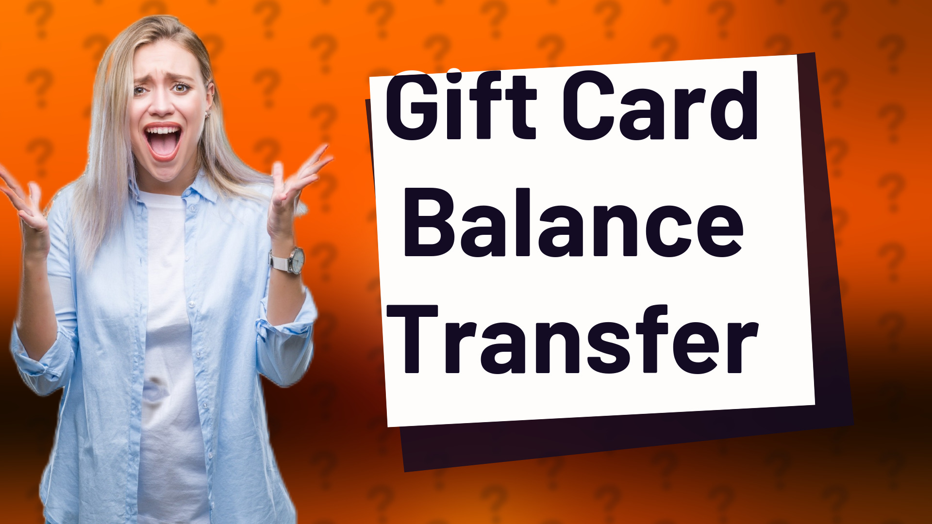 Gift Card Balance Transfer
