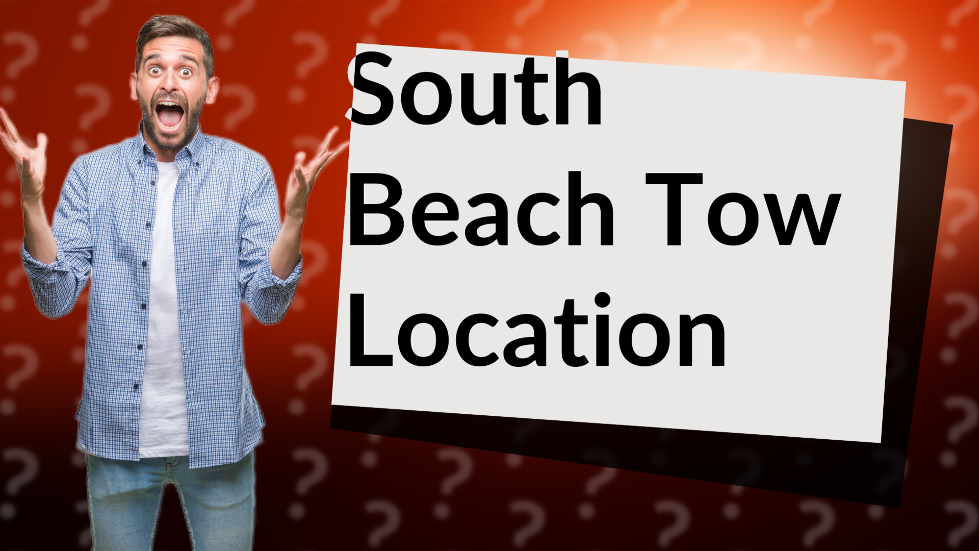 South Beach Tow Location