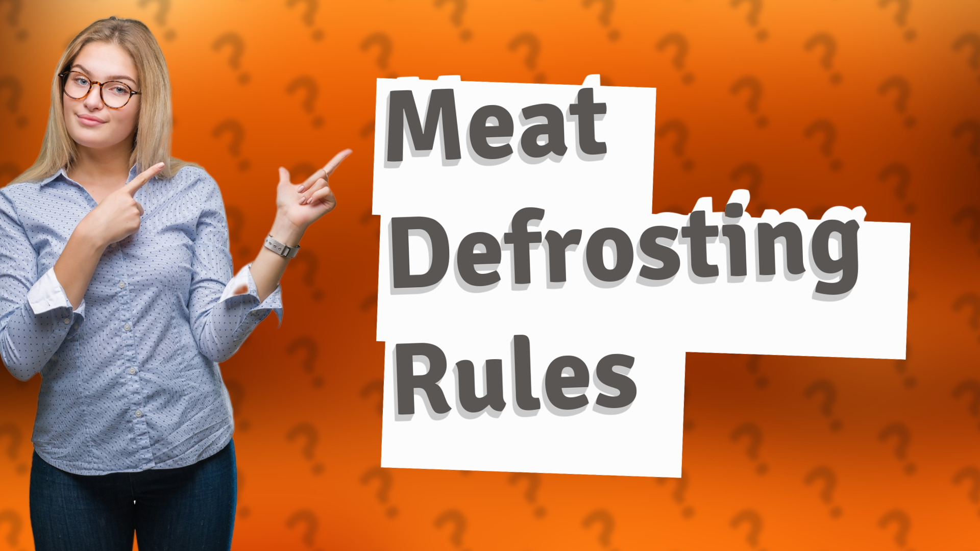 Meat Defrosting Rules