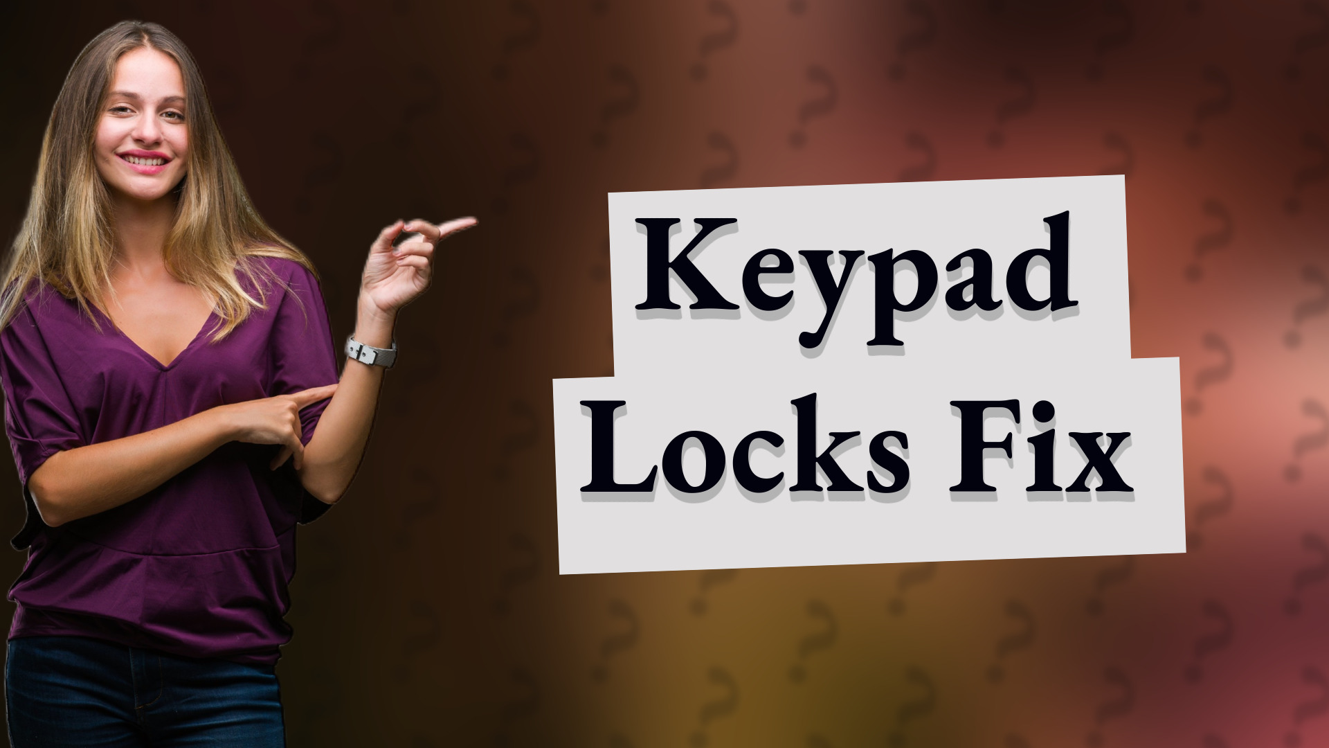 Keypad Locks Fix