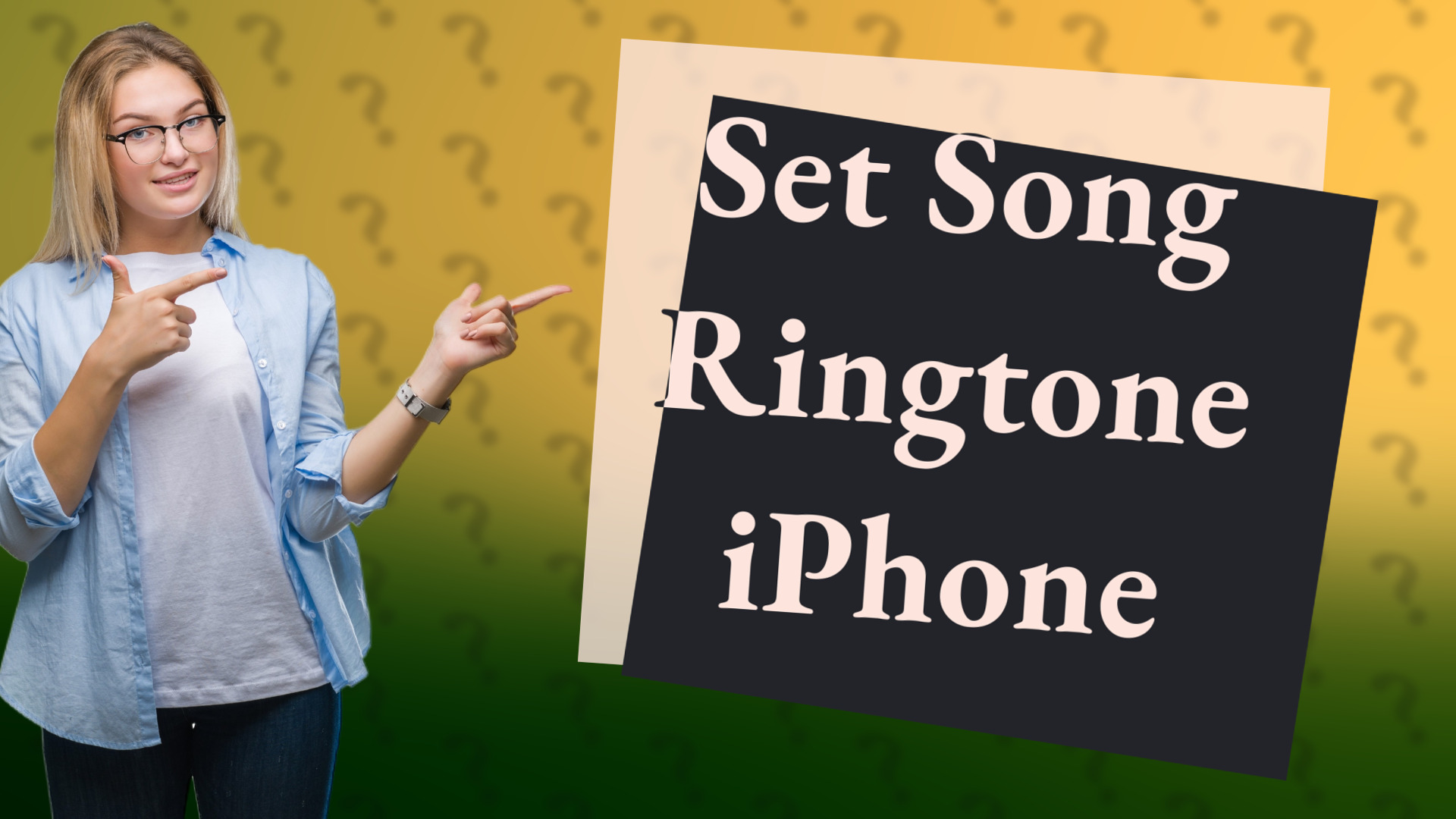Set Song Ringtone iPhone