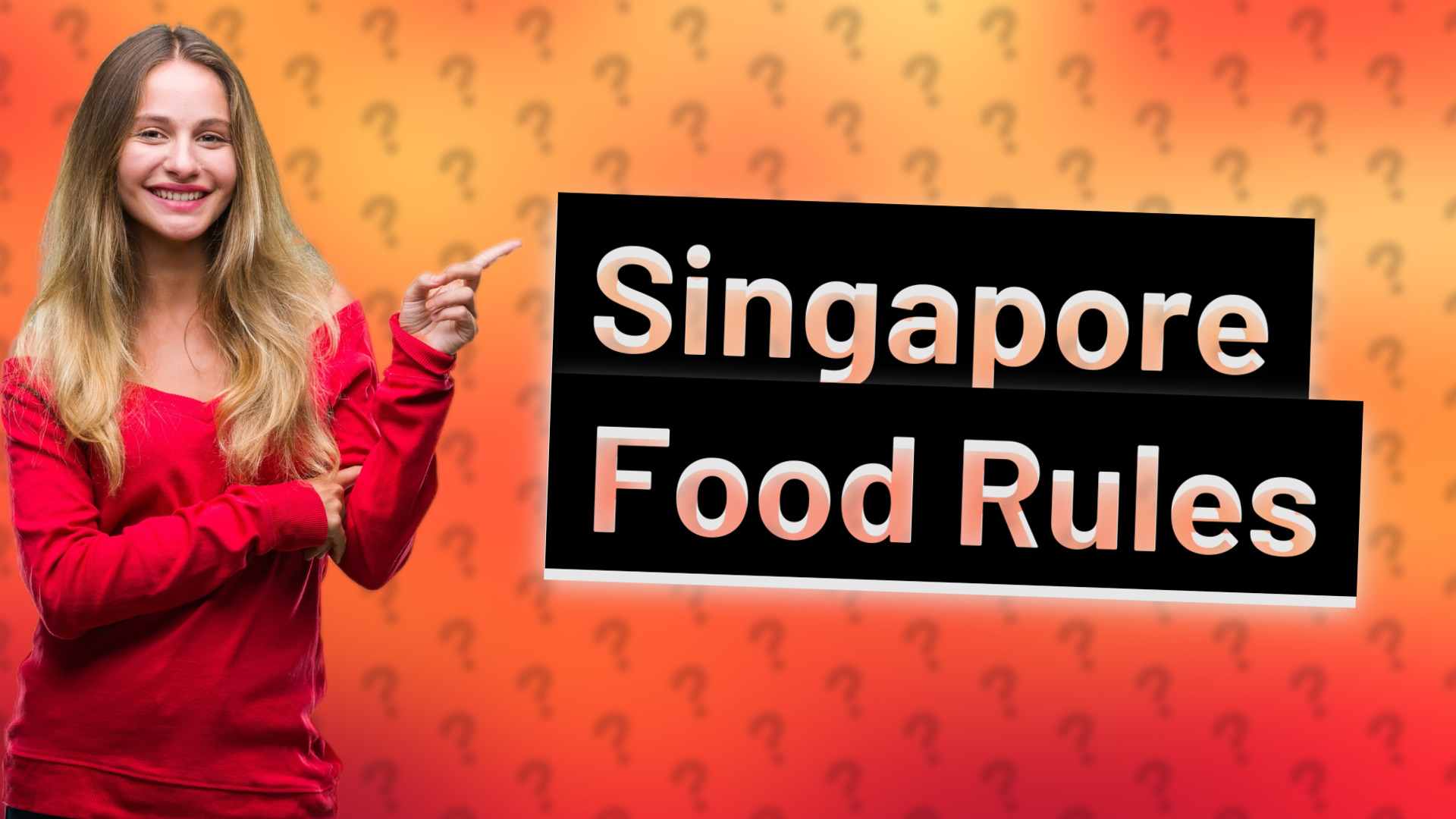 Singapore Food Rules
