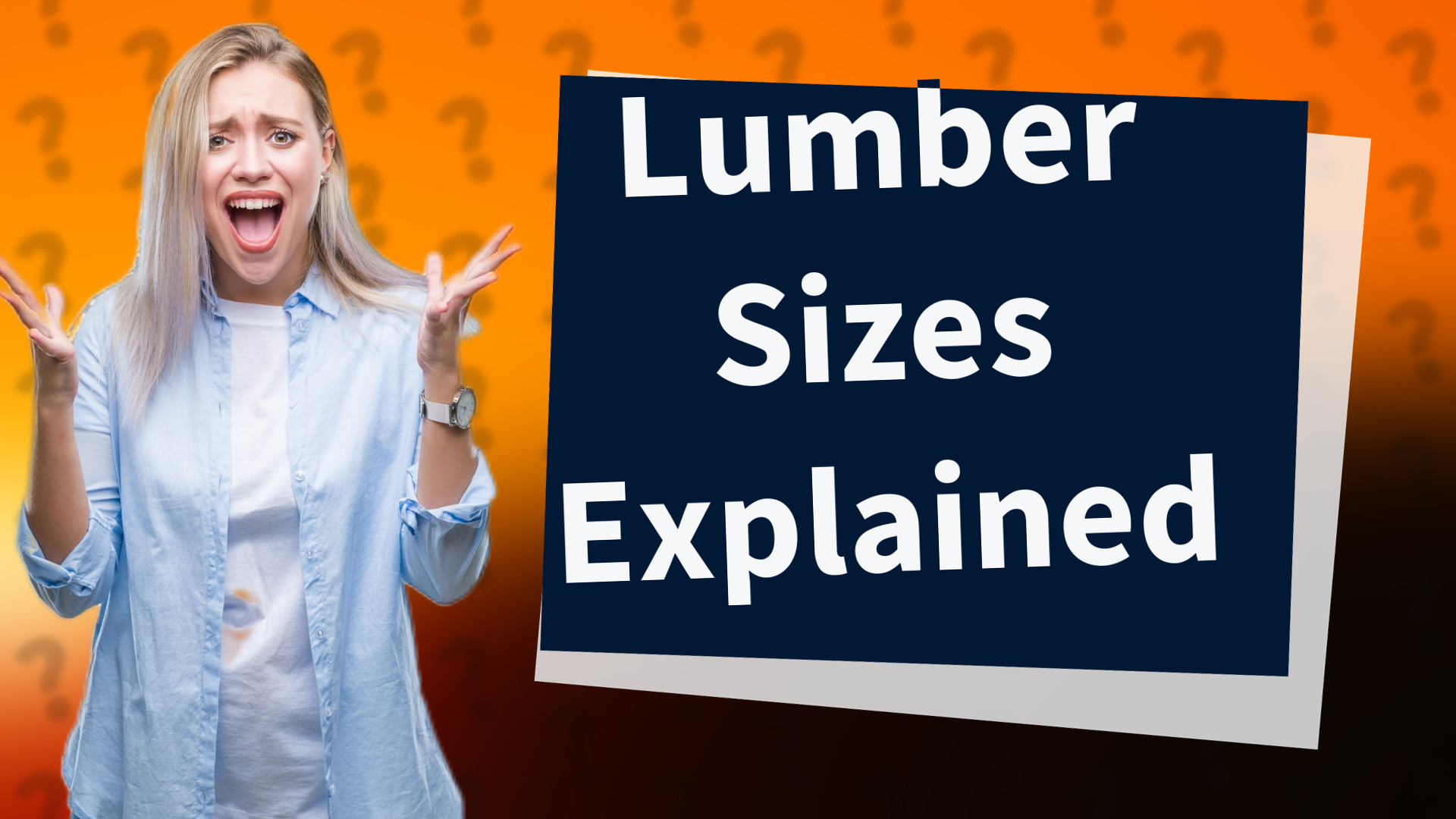 Lumber Sizes Explained