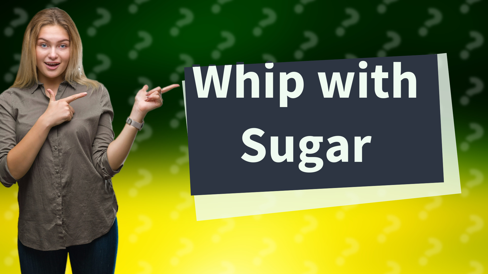 Whip with Sugar