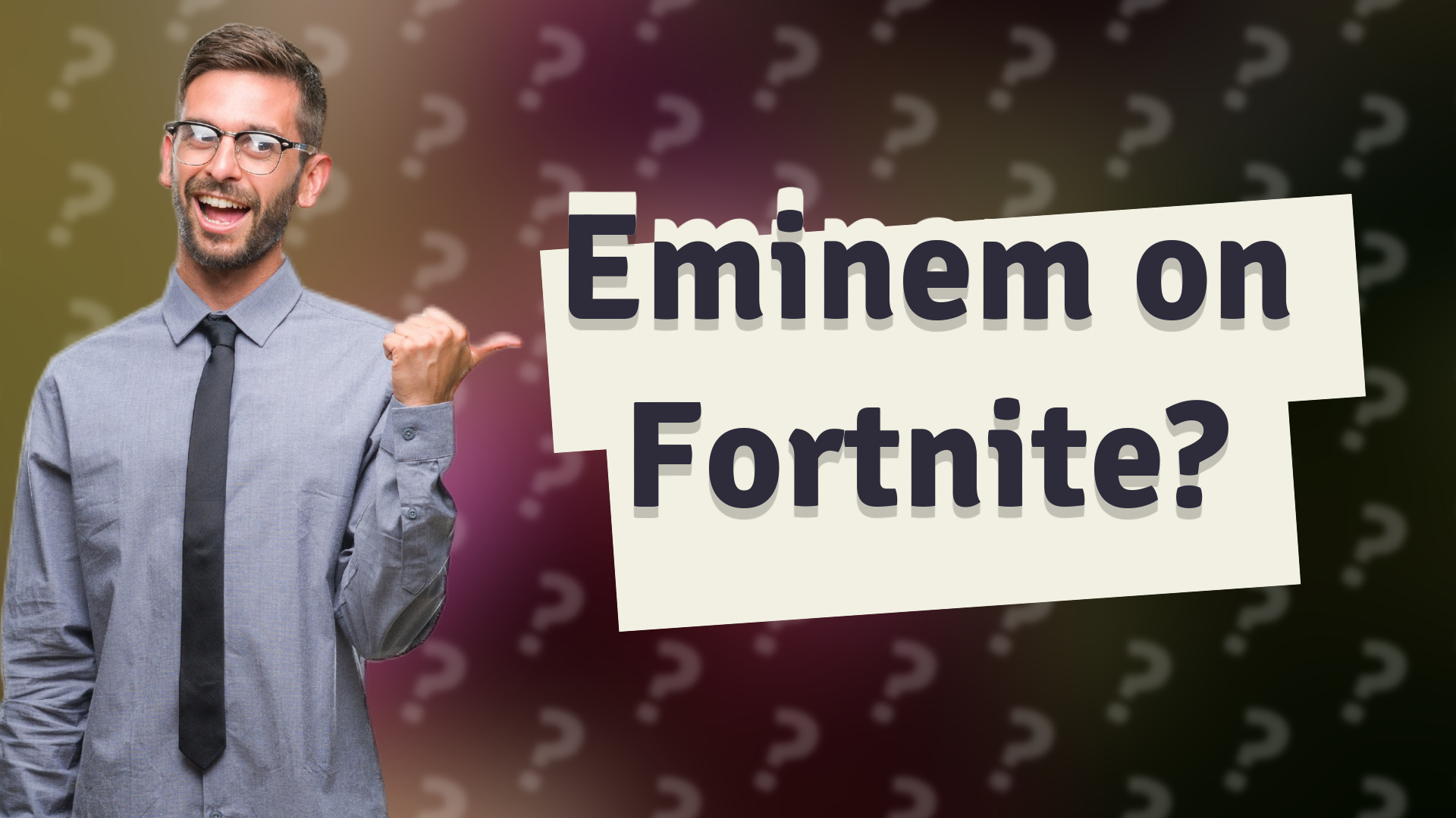 Eminem on Fortnite?