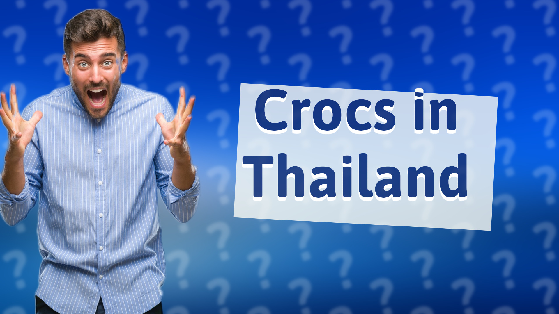 Crocs in Thailand
