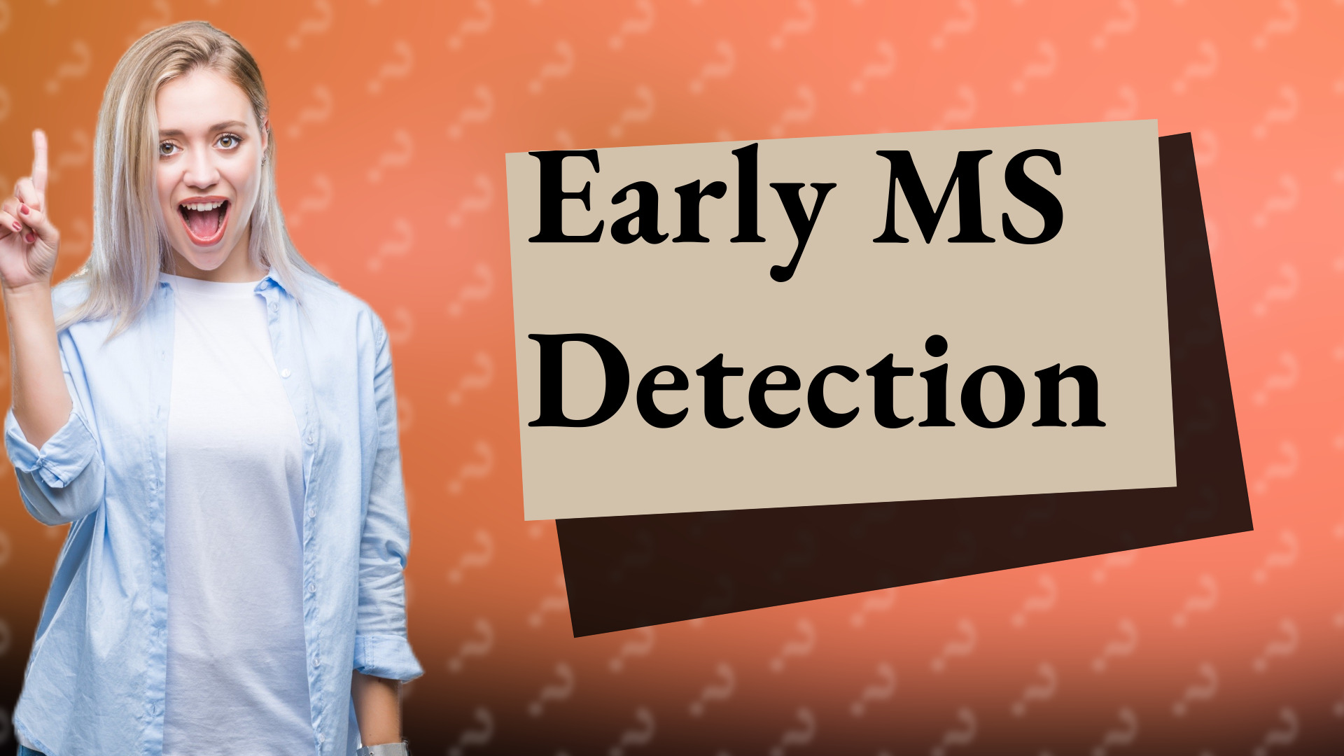 Early MS Detection