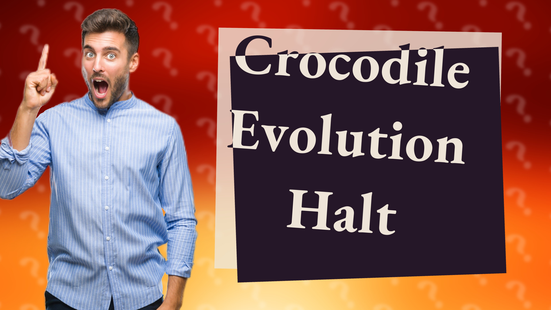 Crocodile Evolution Halt