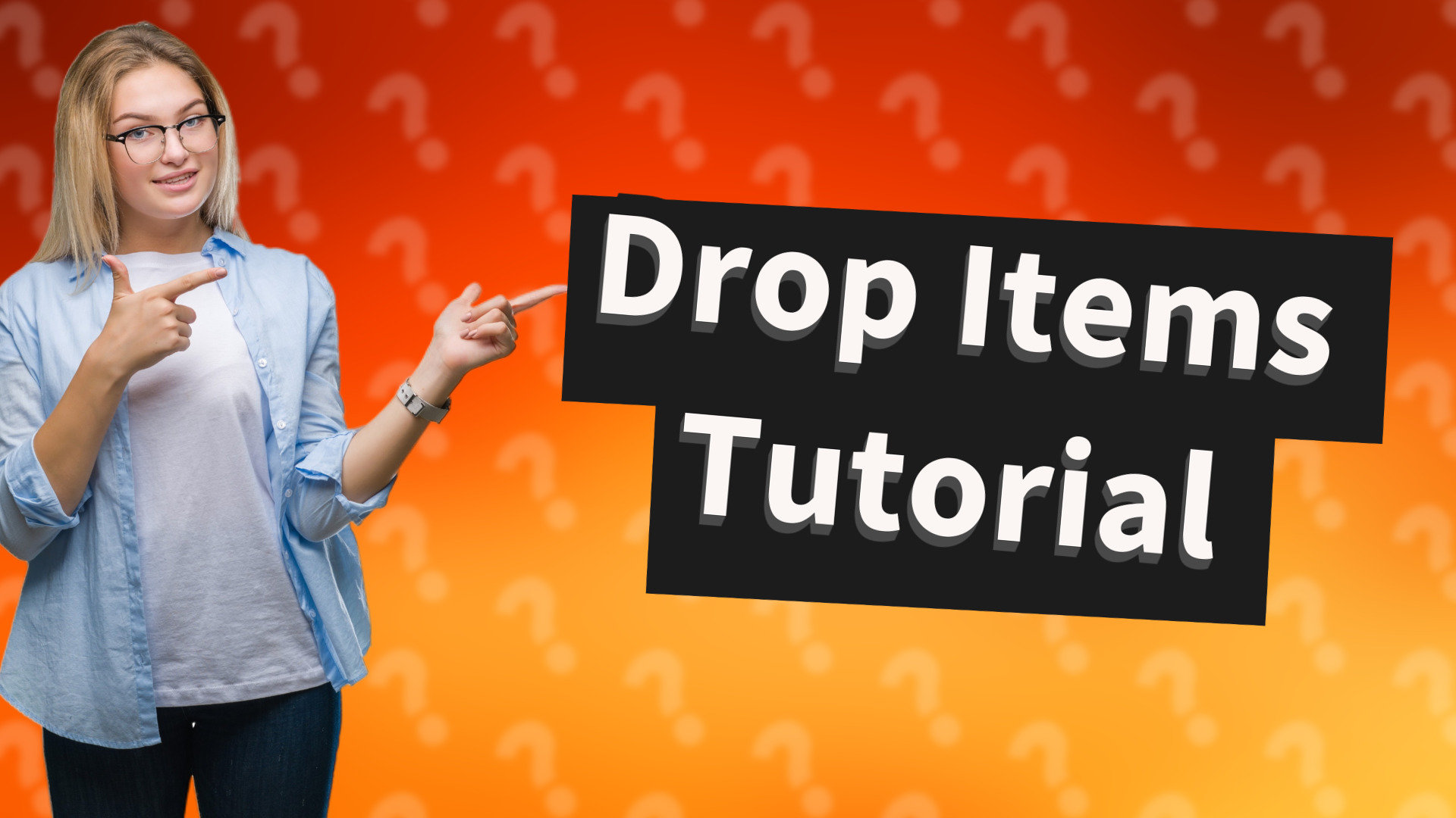 Drop Items Tutorial