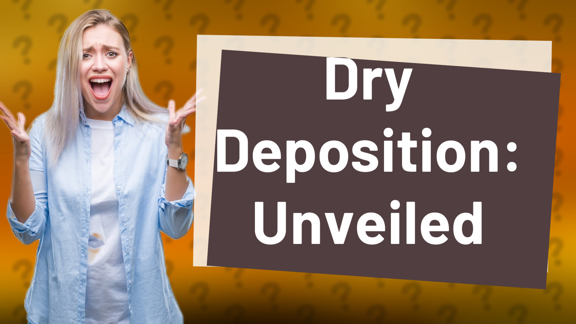 Dry Deposition: Unveiled