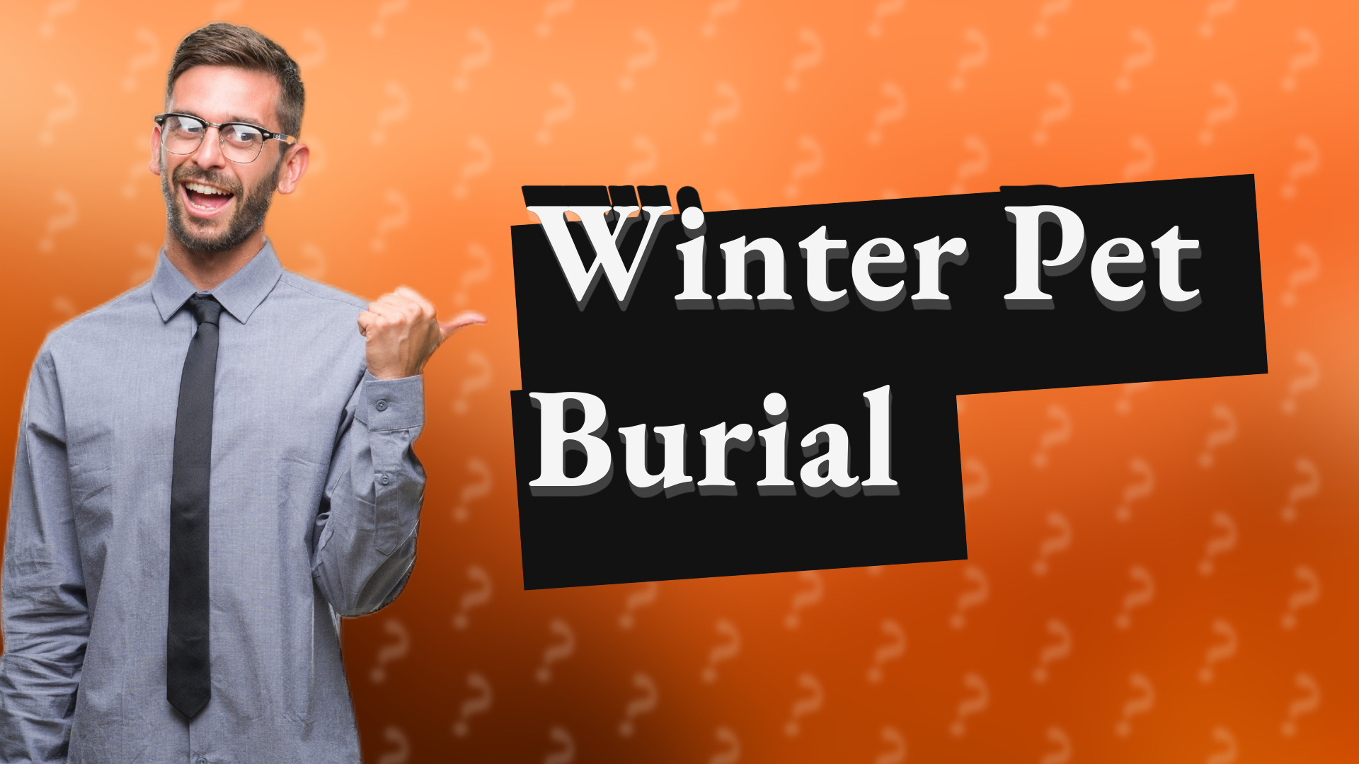 Winter Pet Burial