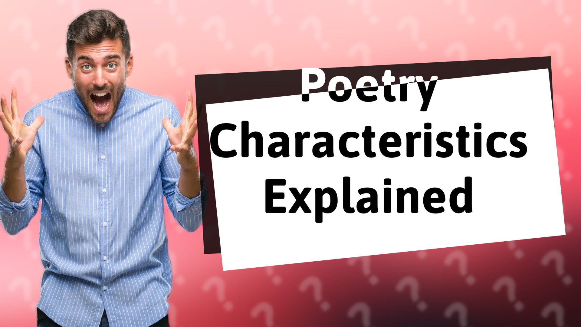Poetry Characteristics Explained