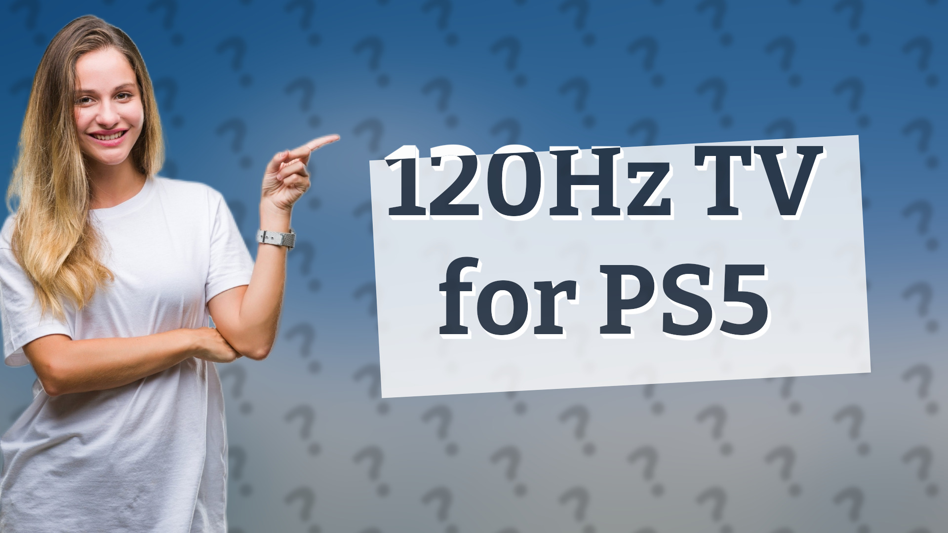 120Hz TV for PS5