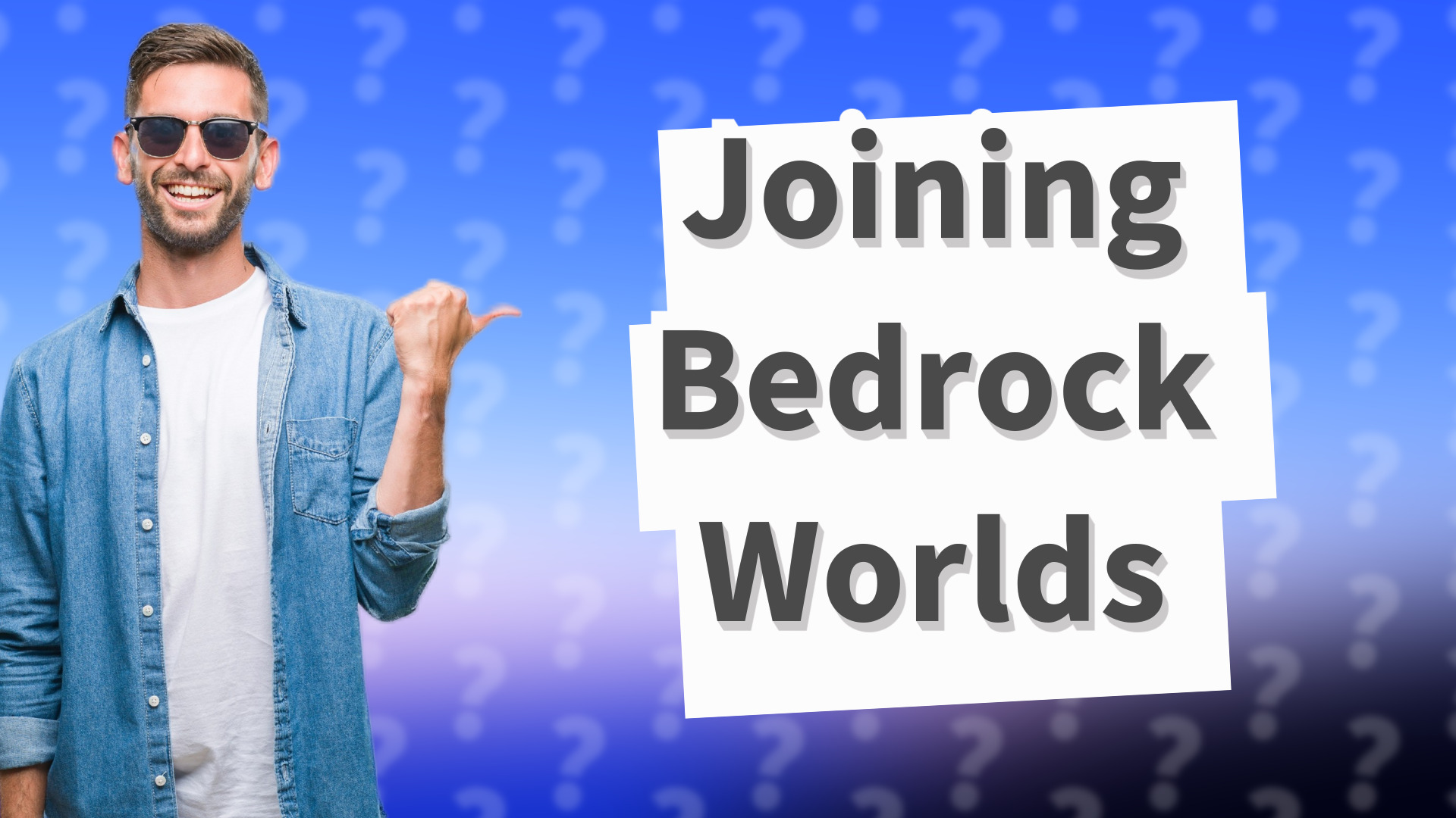 Joining Bedrock Worlds