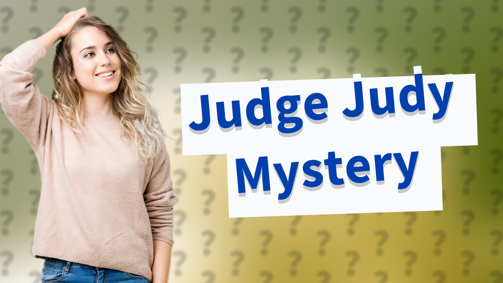 Judge Judy Mystery