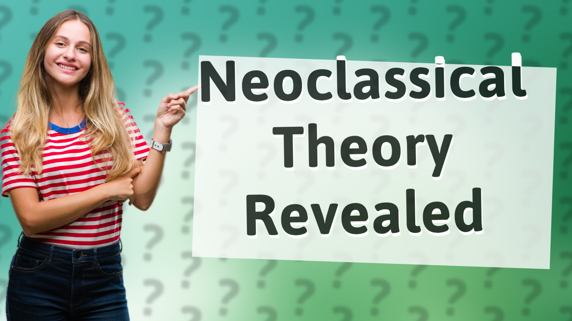 Neoclassical Theory Revealed