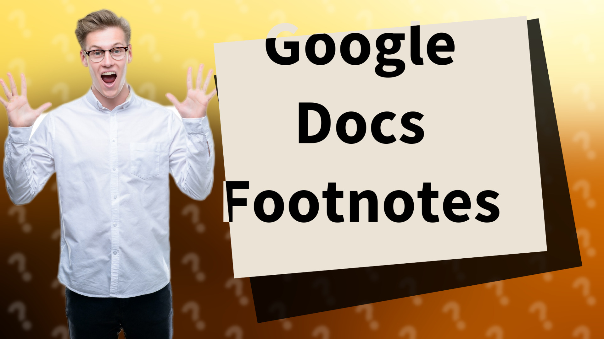 Google Docs Footnotes