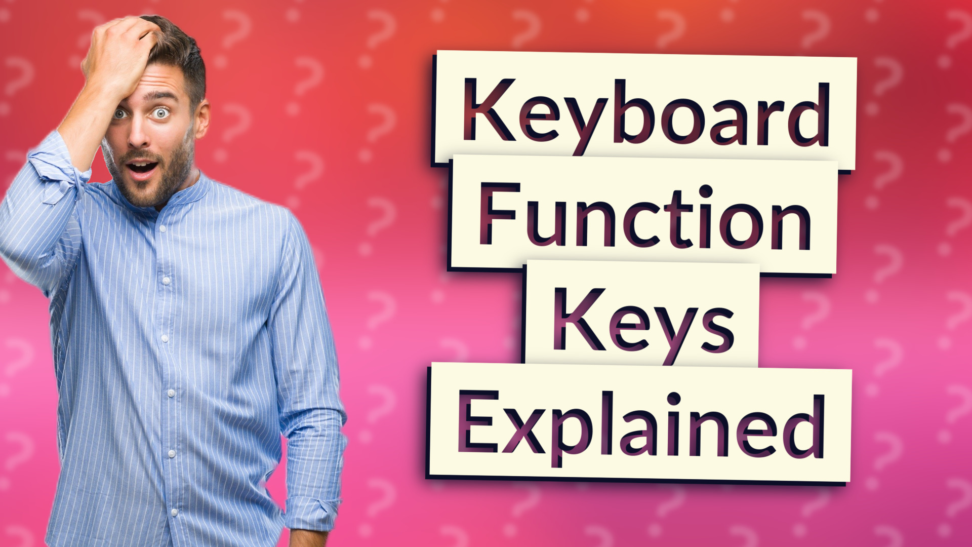 Keyboard Function Keys Explained