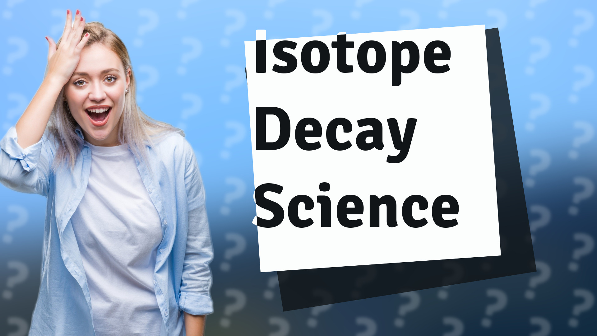 Isotope Decay Science