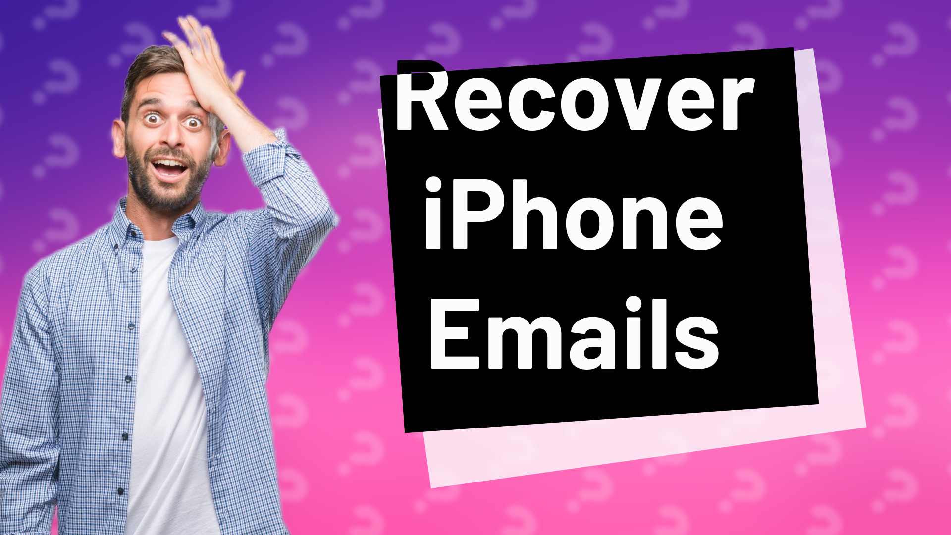 Recover iPhone Emails