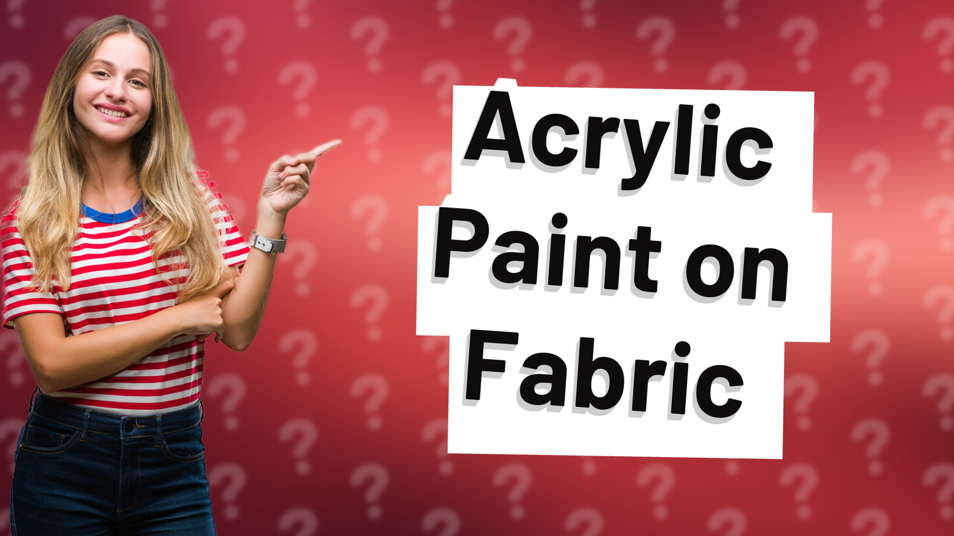 Acrylic Paint on Fabric