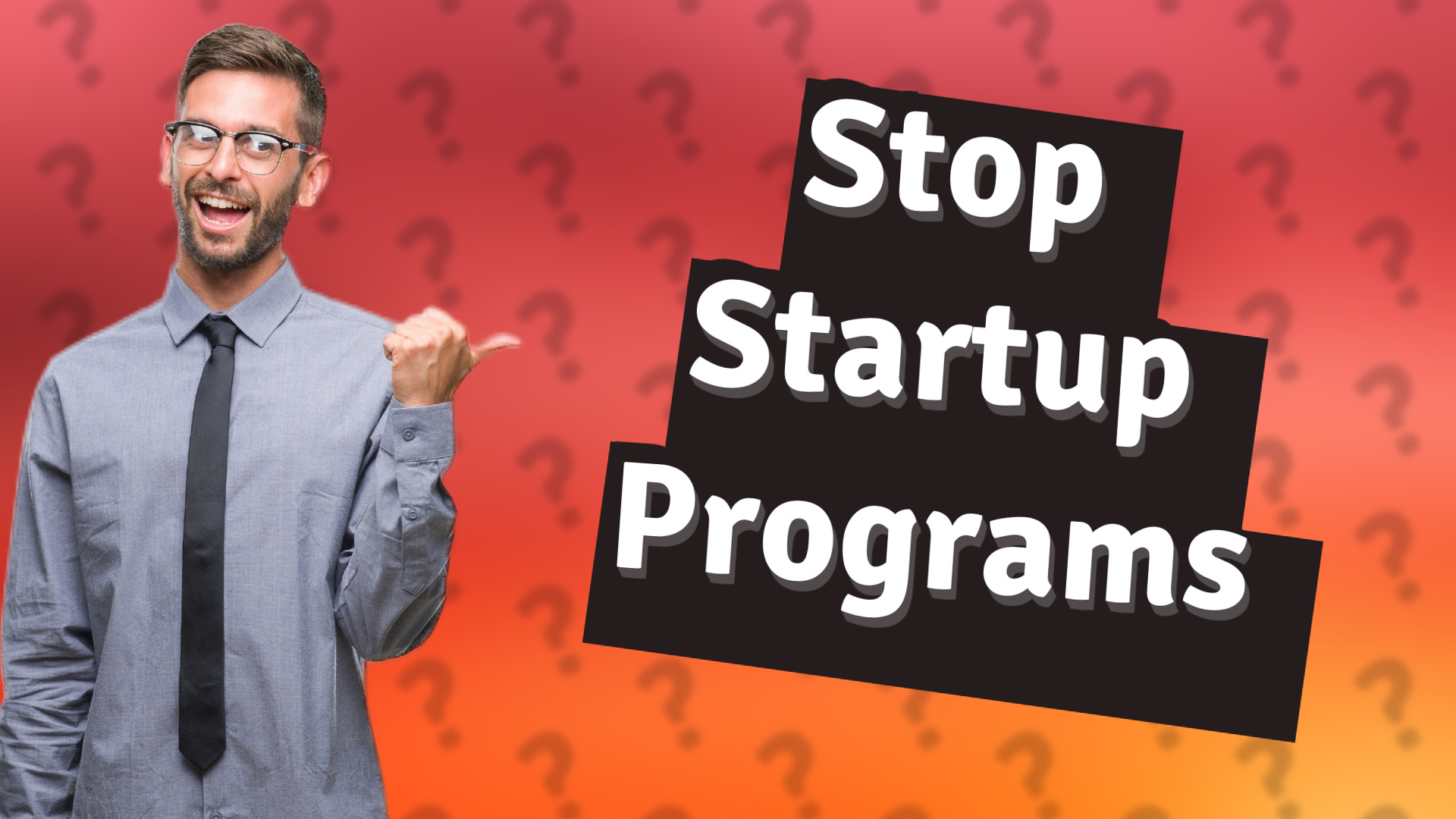 Stop Startup Programs