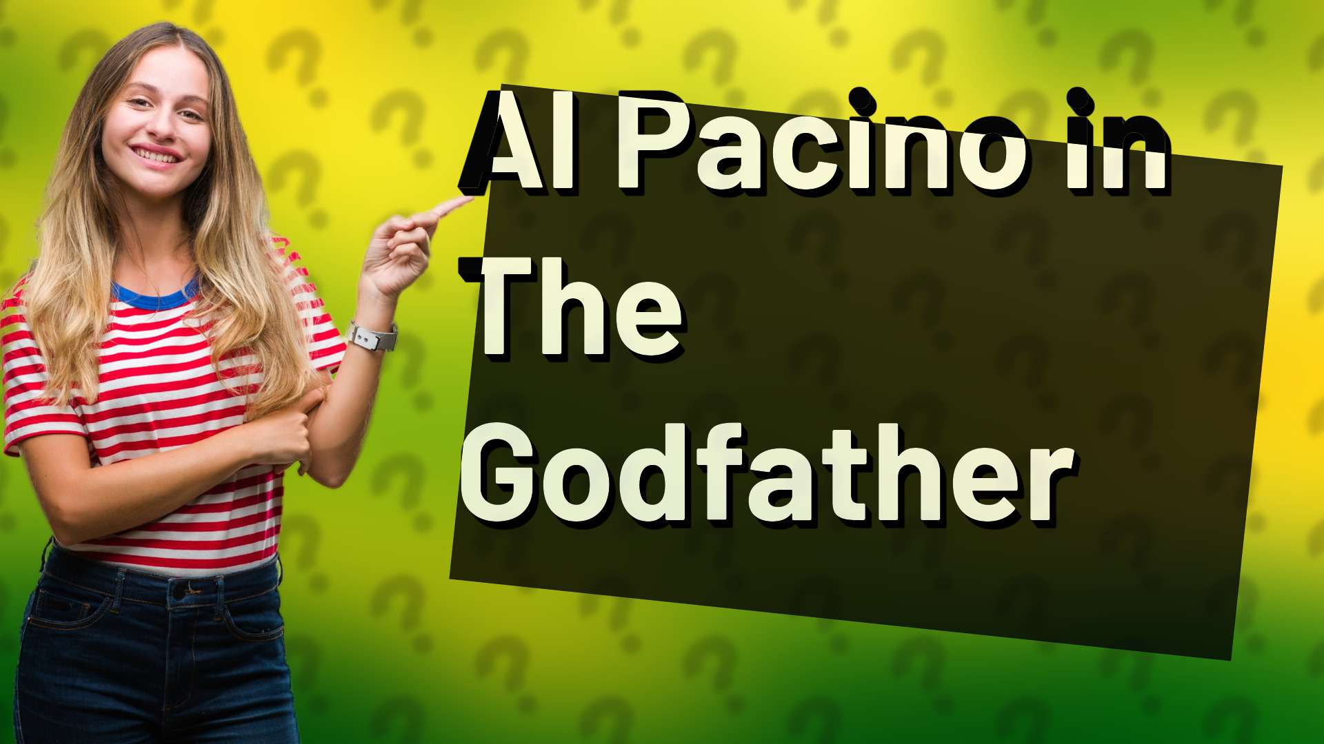Al Pacino in The Godfather
