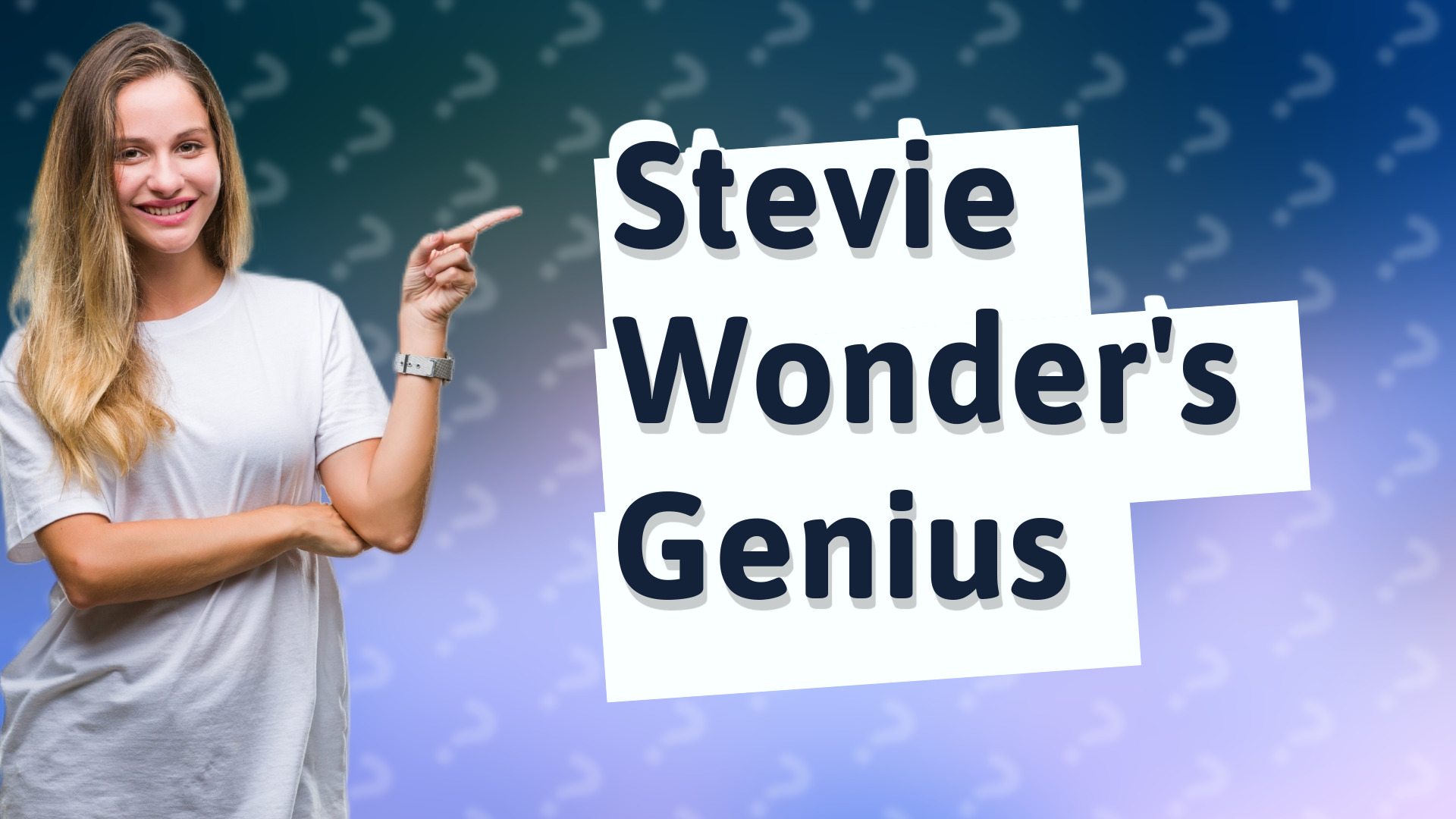 Stevie Wonder's Genius