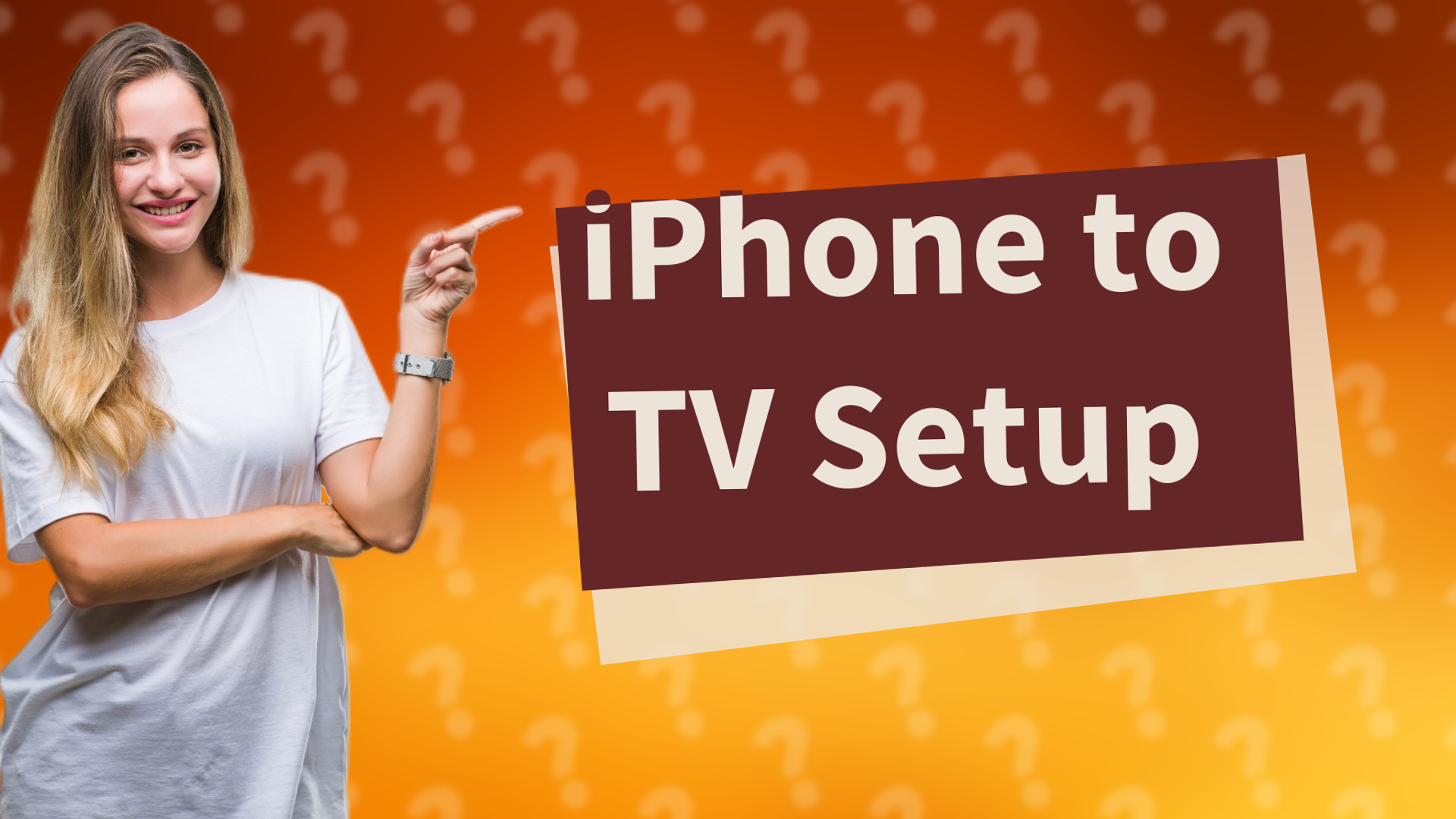 iPhone to TV Setup