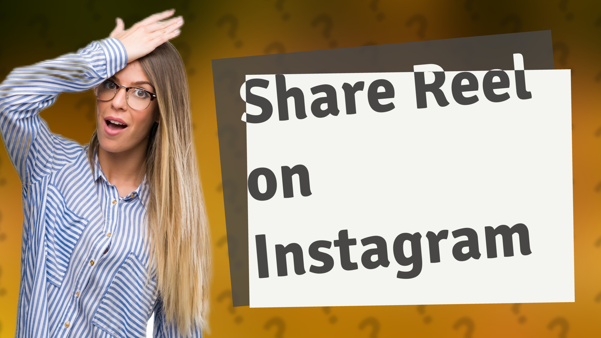 Share Reel on Instagram