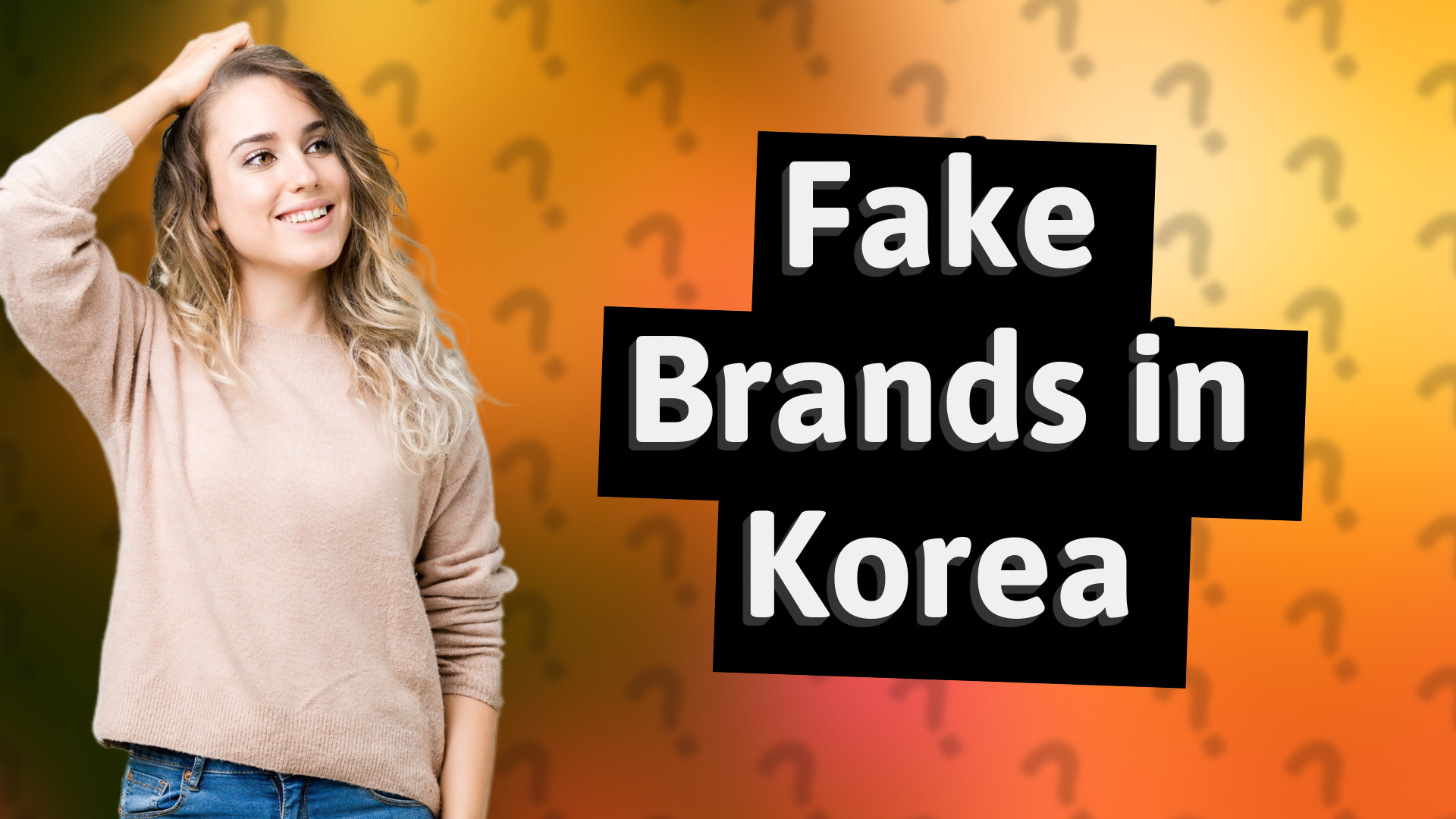 Fake Brands in Korea