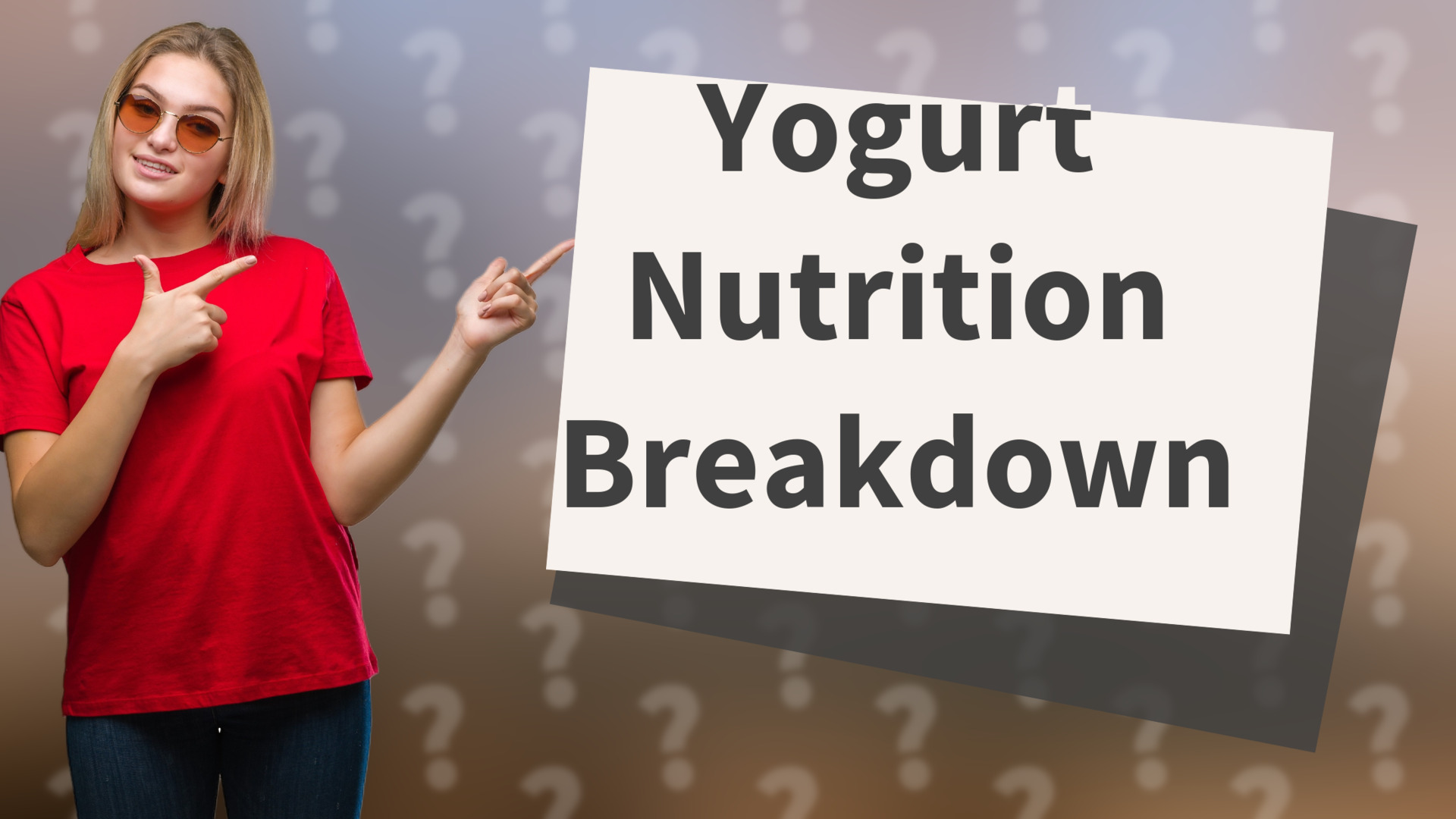 Yogurt Nutrition Breakdown