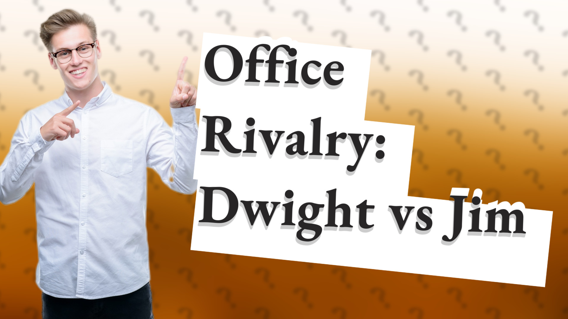 Office Rivalry: Dwight vs Jim