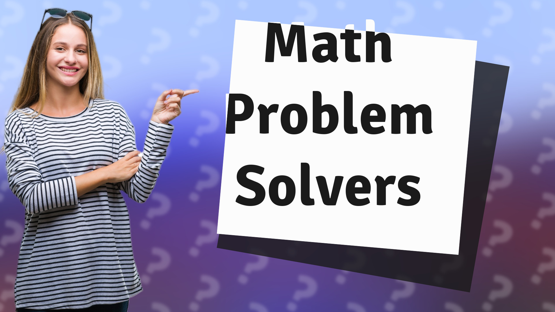 Math Problem Solvers